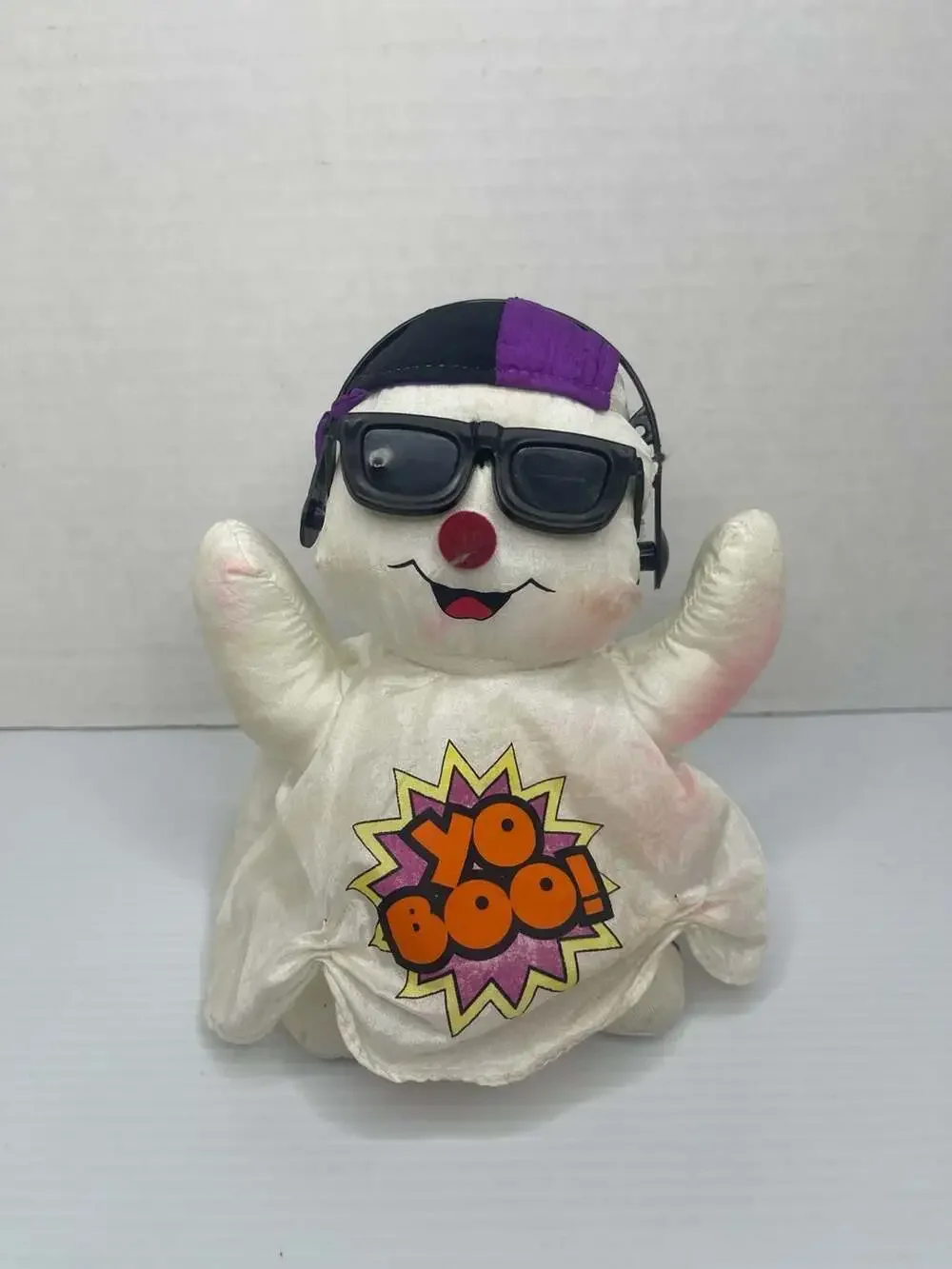 (Fully Works) GAF Vintage Musical Shaking Hip Hop Yo Boo Ghost Plush Toy